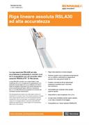 Riga assoluta RSLA ad alta accuratezza in acciaio inox